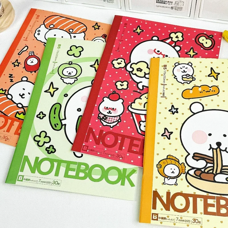 Quaderno Joke Bear con Motivo Cartone Animato, Diario per Studenti, Quaderno Durevole per Appunti con Righe Orizzontali - immagine 3