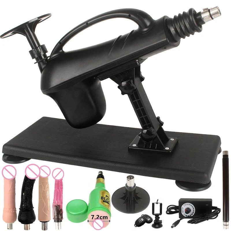 60mm Stroke Automatic Telescopic Sex Machines Kits 3XLR Female Masturbation Sexual Toys DC Reciprocating Sex Machines 0-500rpm