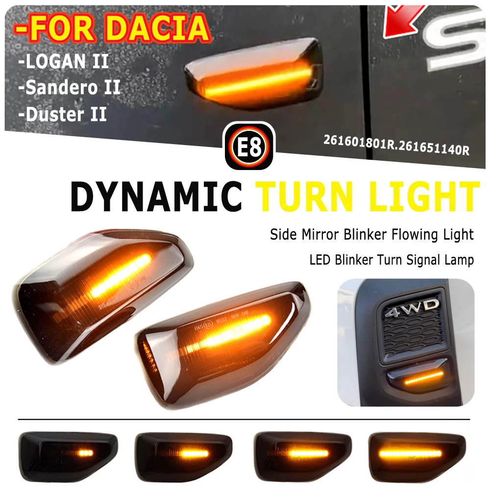 ̳ LED  õ ̵ Ŀ , Dacia Duster II (HM) 2019-2021 Sandero II 2013-2021 Logan II 2012-2022, 2x