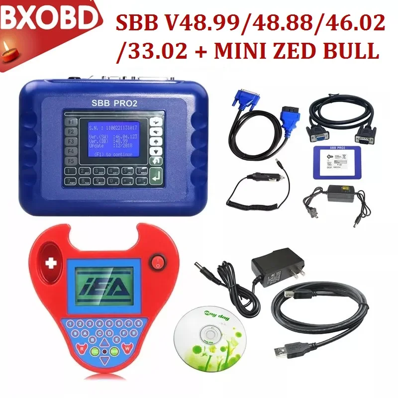 Smart Mini Zed Bull Key Programmer SBB Pro2 Transponder Key Programer