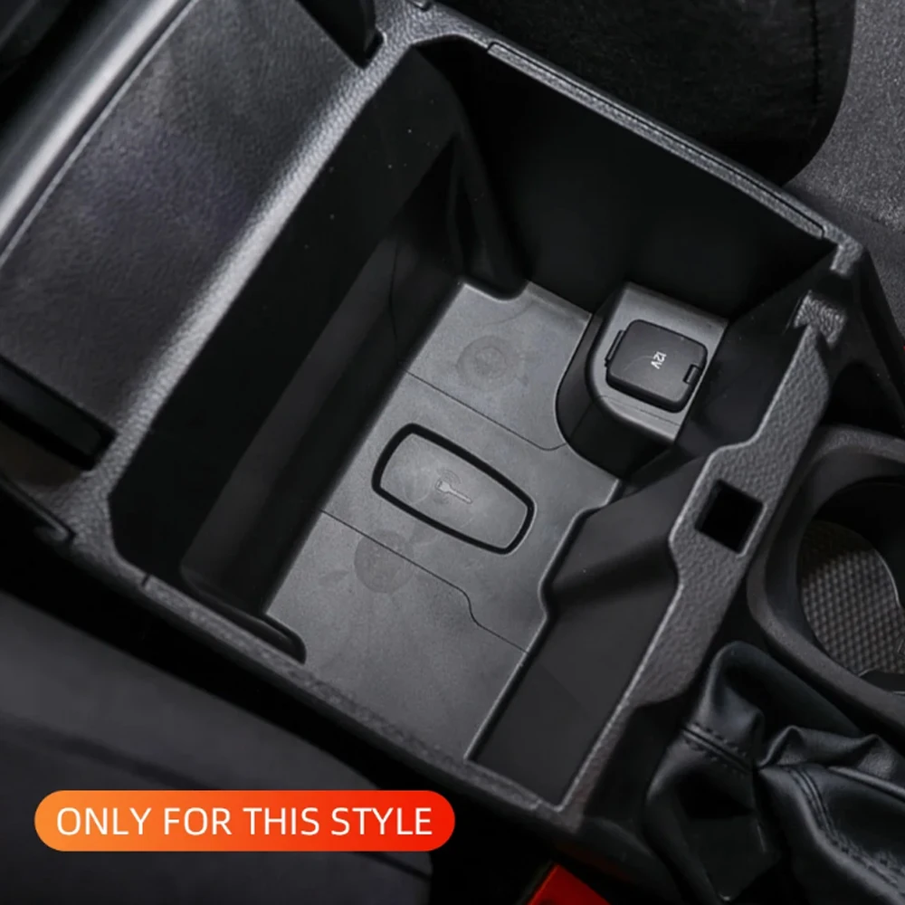 Organisateur Console Centrale Pour Ford Ranger T9 2023-2025 - Rangement Accoudoir, Plastique ABS - Pour Pièces, Téléphone, Cartes