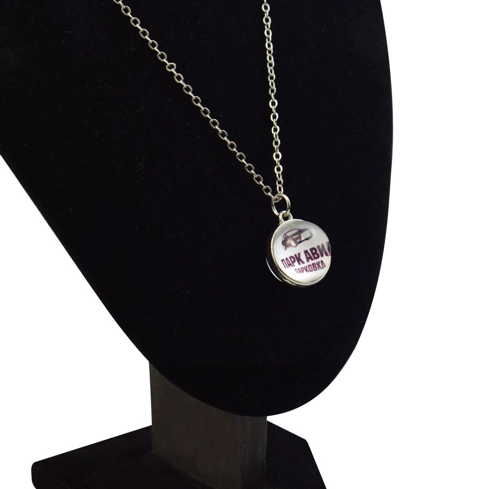 Celestial Galaxy Pendant Necklace – Double-Sided Glass Ball Astronomy Jewelry Gift