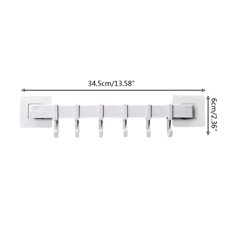 

Kitchen Hook Rack No Punching Hanging Rod Rack Strong Adhesive Toilet Wall Clothes Hook Towel Accessories 3 Styles 2023 New
