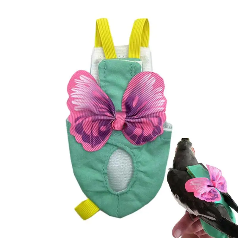 

Подгузник для попугаев, милые красочные куклы, голубей, Малый средний большой питомец, птицы, летный Костюм, моющаяся одежда