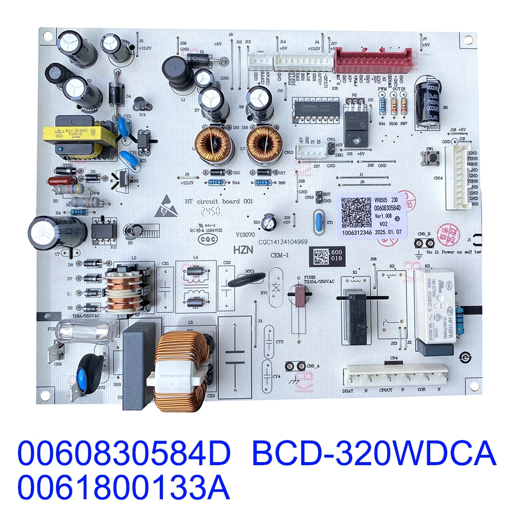 0060830584D Refrigerator Control Board Compatible for Haier 0061800133A BCD-320WDCA Circuit PCB Fridge Motherboard Freezer