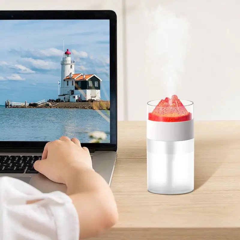 Humidifiers For Bedroom Desktop Car Mist Humidifier Cool Air Spray Portable Aromatherapy Machine For Kitchen Living Room