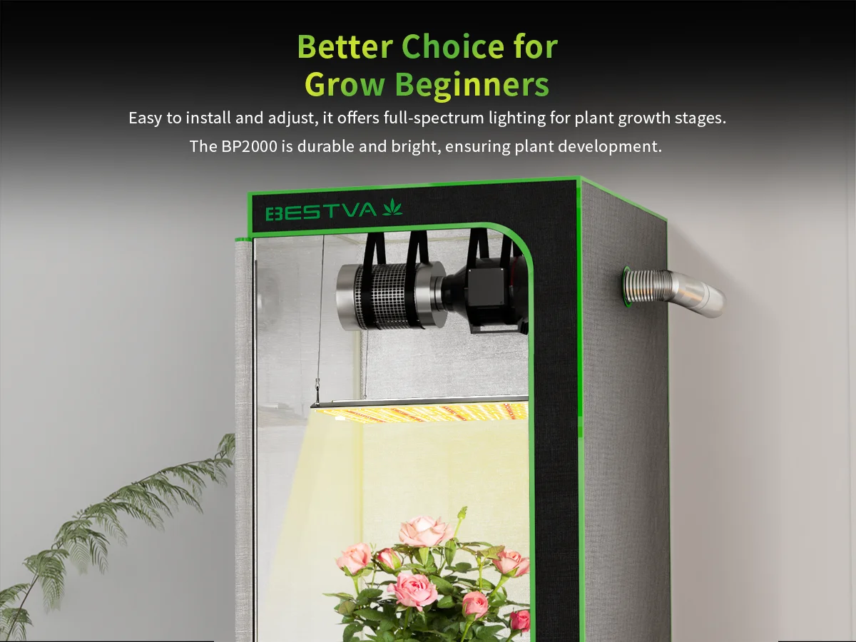 植物育成灯 BESTVA フルスペクトル LEDグロウライト 植物育成LEDライト