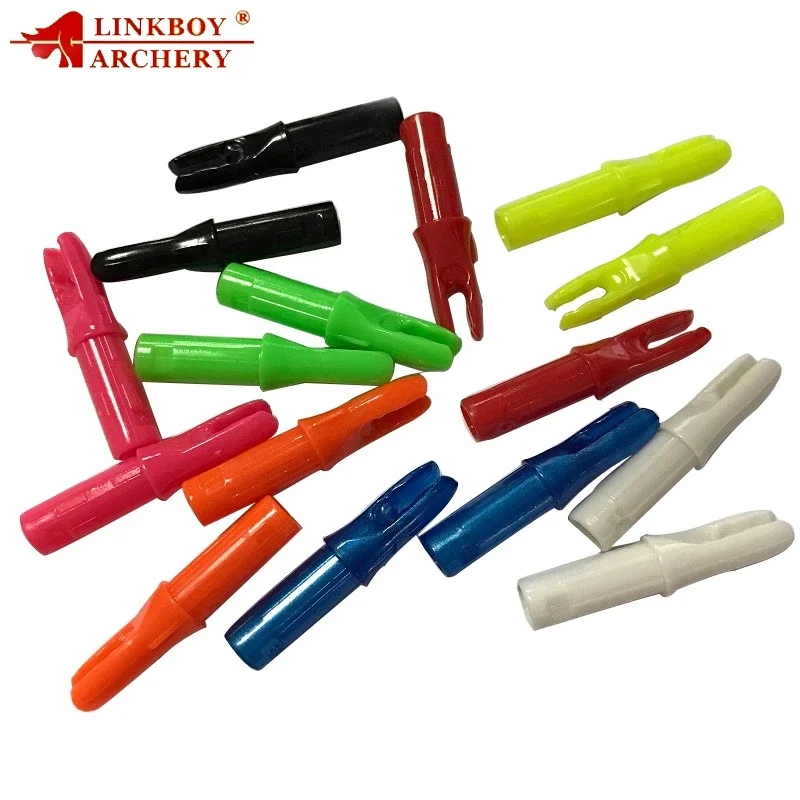 Archery Arrows Archery Arrowhead Archery Arrow Feathers Archery Arrow Nocks 12/24pcs Linkboy Archery Carbon Arrows for ID6.2mm Internal Arrow Nocks F Shaft Compound Bow Accessories Hunting