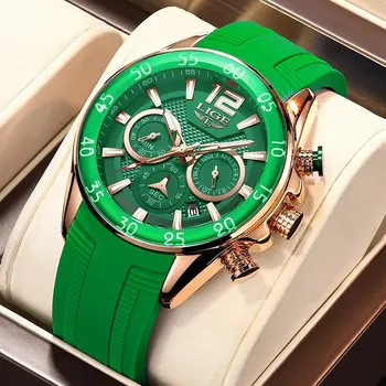 LIGE Fashion Sport Watch & Chronograph