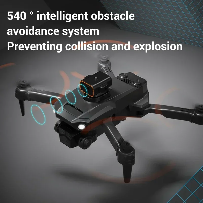 P8 PRO 5 렌즈 드론 8k 고화질 항공 사진, GPS 포지셔닝 접이식 리모컨 비행 장난감, 신제품