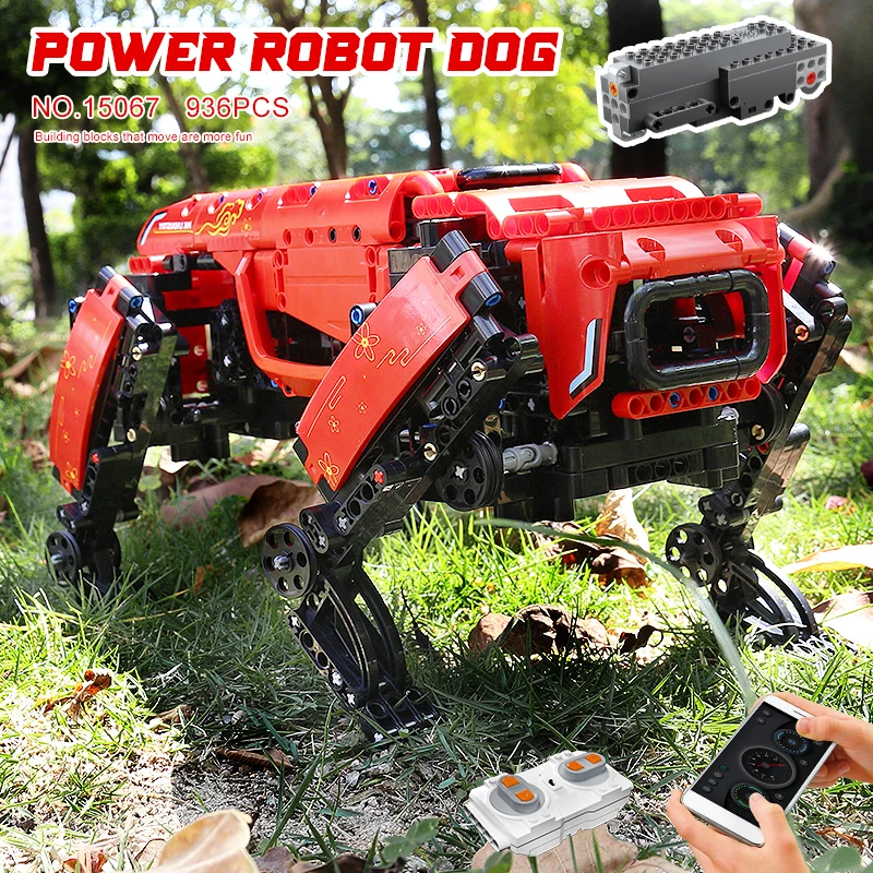 Motorized Boston Dynamics Big Dog Building Blocks