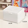 1pc Korean Transparent Storage Box Blind Box Card Photocard Storage Box Photo Card Organizer Classification Flip Box 6