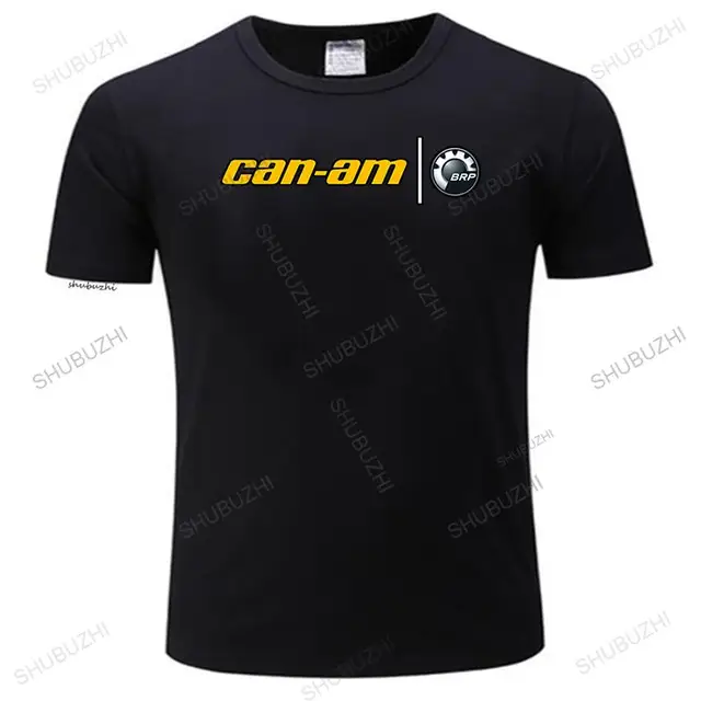 Hommes t-shirt mode classiques Can Am Logo s noir t-shirt imprimé drôle graphique t-shirt col rond hauts femmes à manches courtes 1