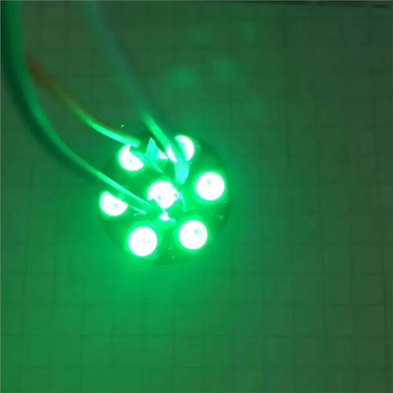 【한정 재고】드라이버 보드가 통합된 RGB LED 링 램프-WS2812B 5050 Arduino Raspberr용 10PCS 7비트 단일 와이어 제어