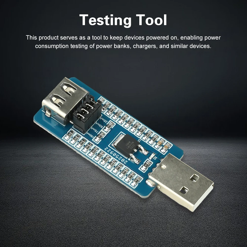 DC5V 전원 공급 장치 강화기 USB 전원 분배기 모듈/USB A 파워 뱅크 가상 부하 안티 셧다운 모듈 충전 보호 도구