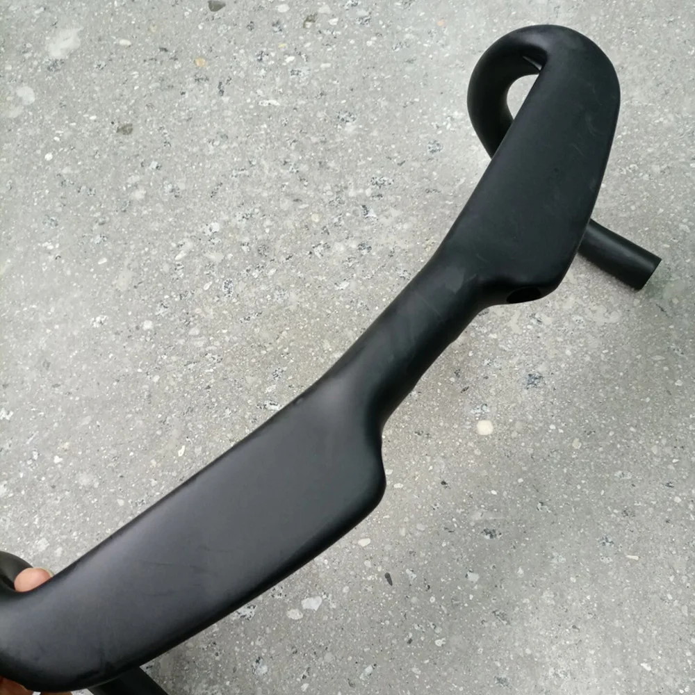 

FASTERWAY Hot Aero Carbon Road Handlebar Bicycle Bent Drop Bar Bike Handlebar 31.8MM 360/380/400/420/440 Matte Black Withou Logo