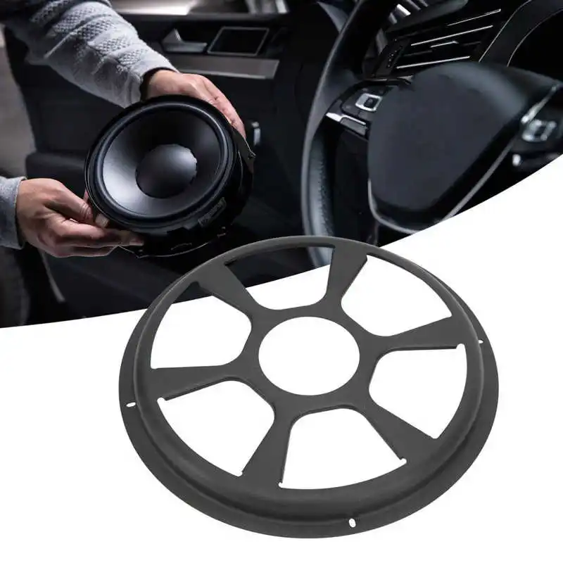 Car Audio Speaker Cover Protector Door Loudspeaker Trim Sub Woofer Decorative Grill Black