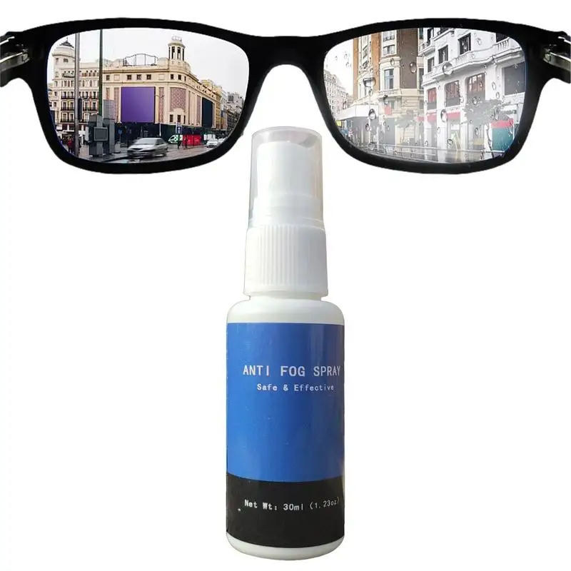 

Anti Fog Spray For Glasses Eyeglass Cleaner Spray Eye Glasses Lens Cleaner Defogger 30ML Lens Cleaner Anti Fog Spray For Glasses