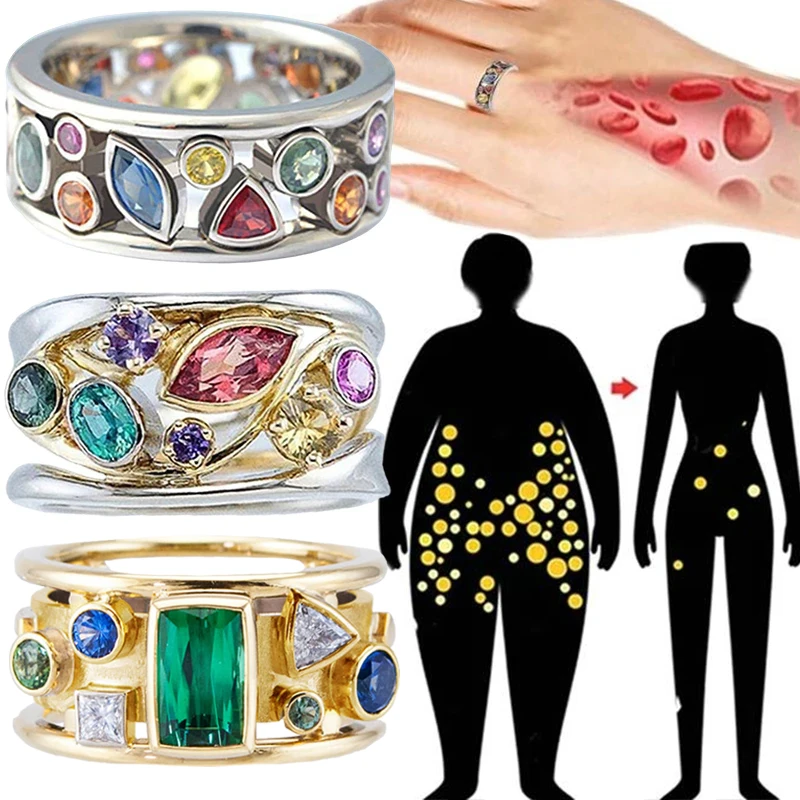 QuartzCrystalRingIonixTherapyQuartzCrystalWeightLossRingsfor