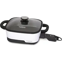 07118 Tuxedo Precision Multi-Cooker Digital Skillet, 12", White 2