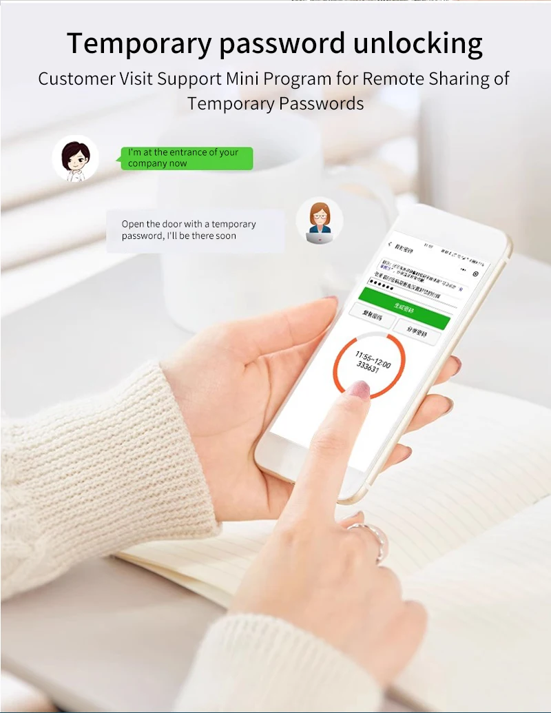 MJ02 TTLOCK APP Bluetooth Outdoor Fingerprint NFC Bluetooth Rfid Passcode Card I