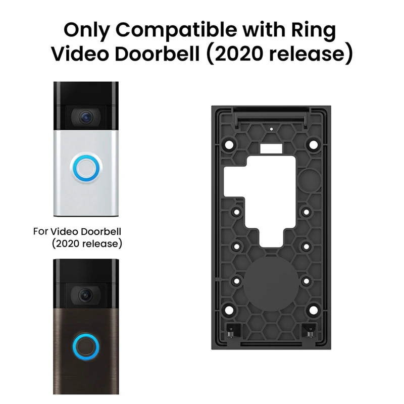No-Drill Video Doorbell Mount For Ring Video Doorbell( Release),Doorbell Mounting Holder Accessories