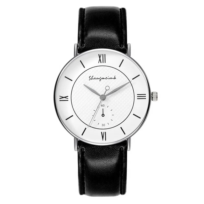 

Ancient Roman Minimalist Scale Men'S Watch Business Minimalist Men'S Essential Quartz Watch Luxury Leather Men'S Bracelet Watch