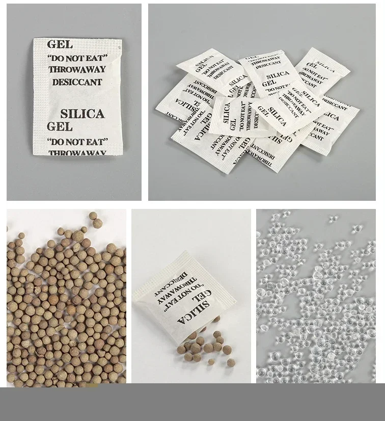 Non-Toxic Silica Gel Desiccant Damp Moisture Dehumidifier 200 Packs For Kitchen Room Living Absorber Bag Clothes Food Storage