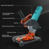 Angle Grinder Stand Angle Grinder Fixed Bracket Heavy Adjustable Grinder Holder Grinder Support for Angle Grinder Cutting Machin 4