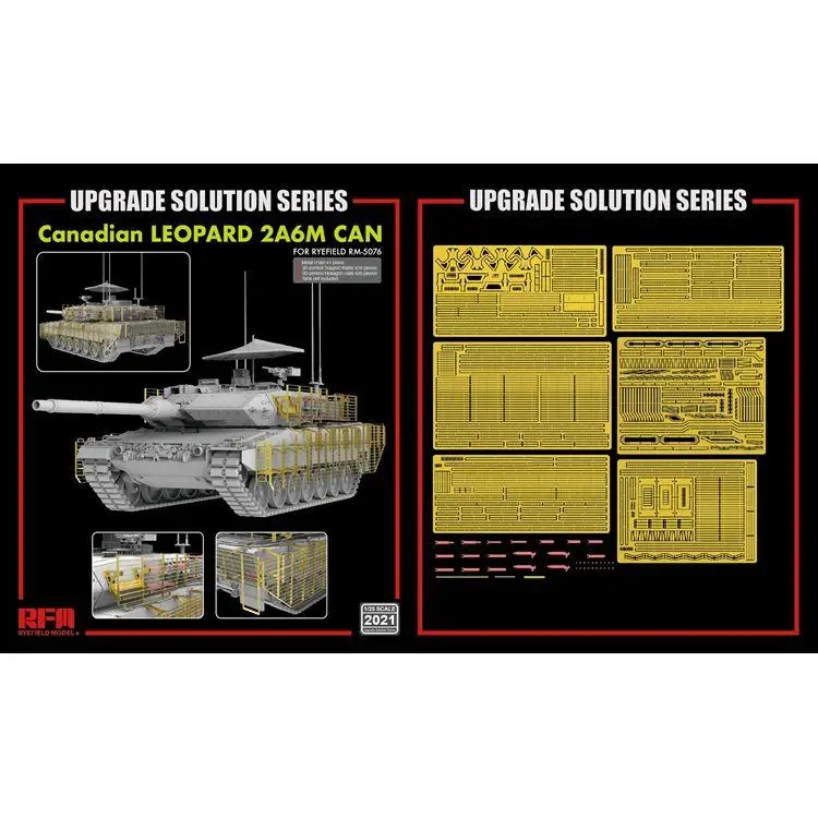 

Ryefield RM2021 1/35 Upgrade Solution Series Canadian LEOPARD 2A6M CAN For RM5076
