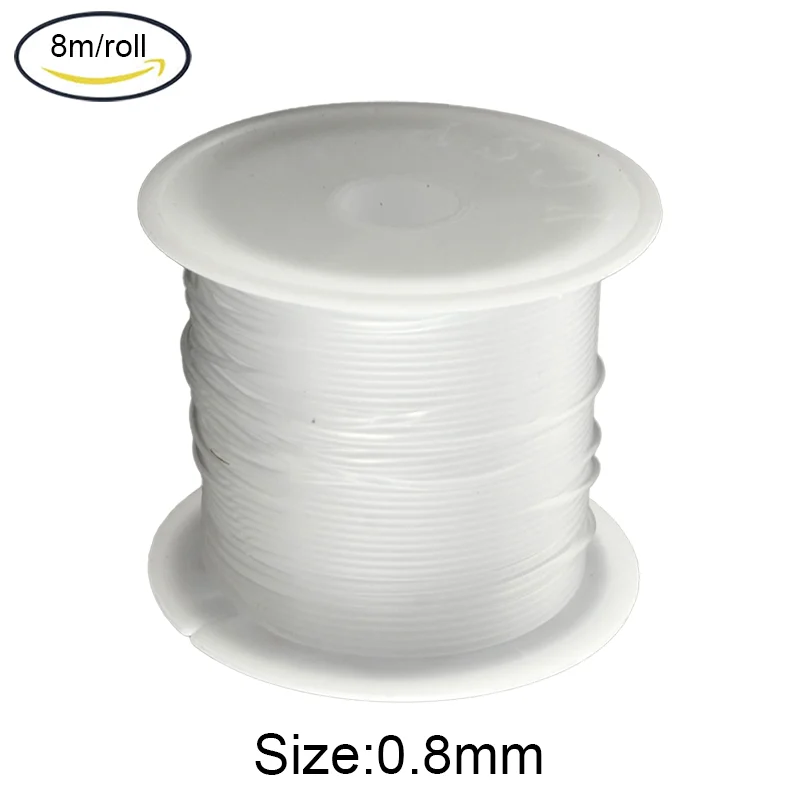 5~100m Clear Invisible Craft Nylon Thread 0.2~1mm Monofilament Fishing Line  Bead String Cord for Gemstone Jewelry - AliExpress