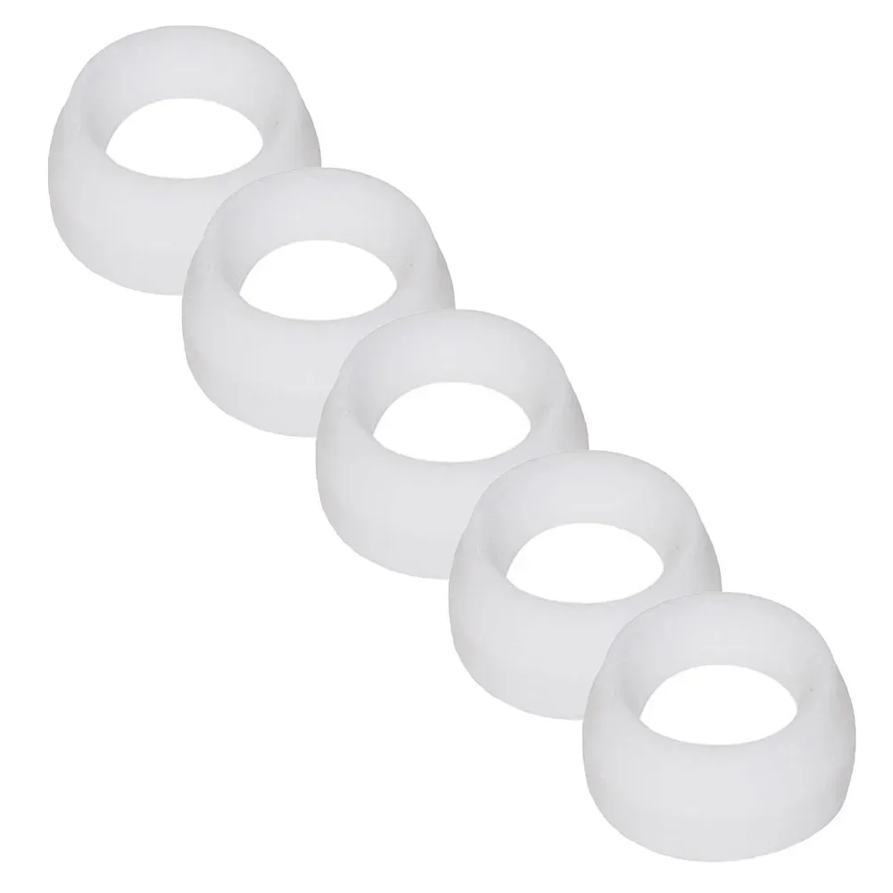 5Pcs Insulator Cup Gasket 18CG For TIG WP17/18/26 Welding Torch Kit White Rubber Washer 22*22*11mm Welding Equipment Parts 4