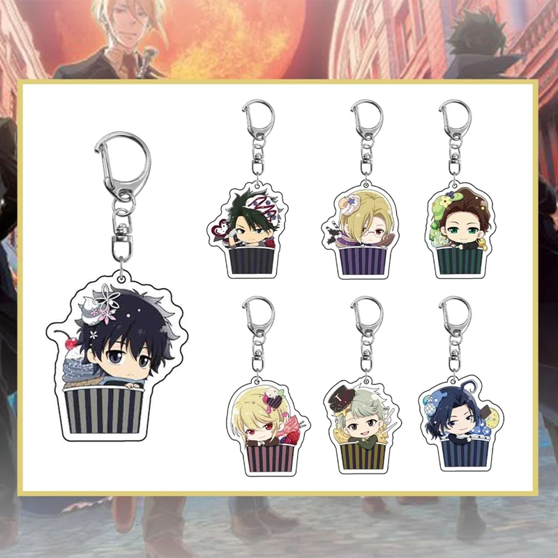 Аниме Мориарти патриот акриловый кулон брелок для ключей коллекция веера