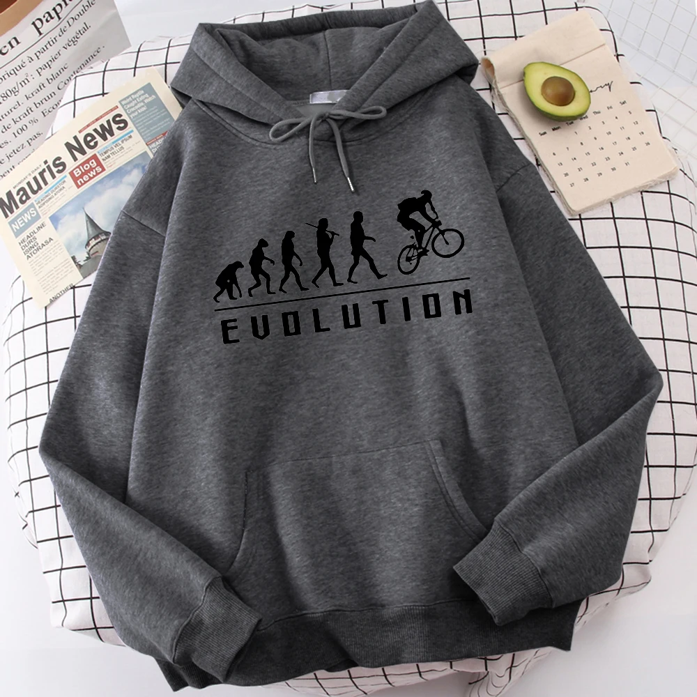 

Born To Ride Evolution Of Mountain Bike Bmx Hoodies Men Sport Fashionsweatshirt Vintage Spiritual Top Retro Graphic Hoodie Men'S