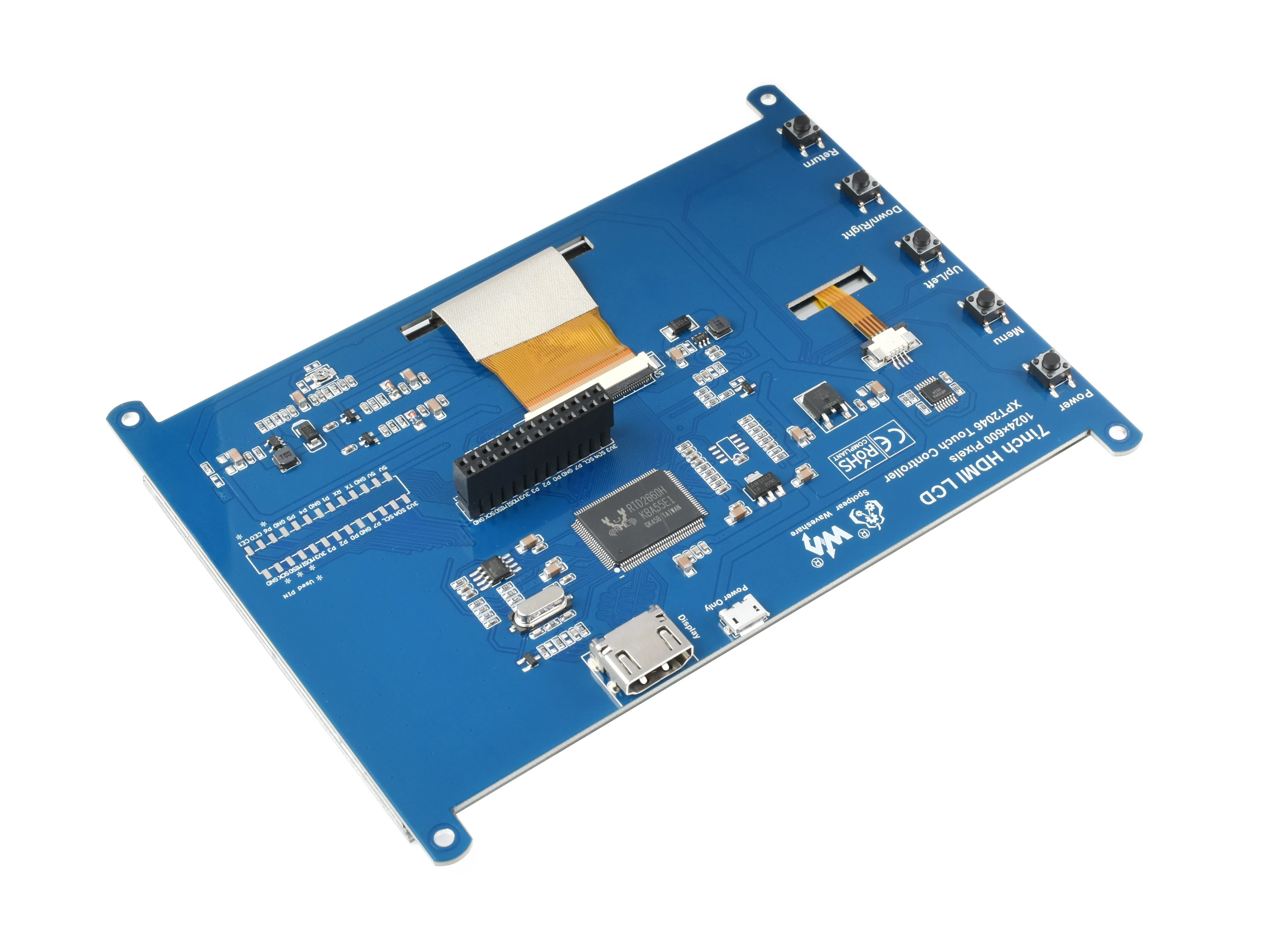 7 ġ HDMI LCD, 뷮  ġ ũ, 1024  600,HDMI, IPS,   Һ,    PC