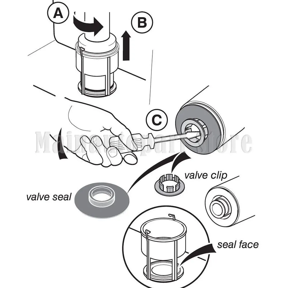 Geberit Flush Valve Seal, Flush Valve Base Sealing Washer For Geberit 816.418.00.1 Toilet - View #9