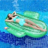 Children's Summer Water Props Cyan Water Inflatable Cactus Floating Bed Floating Row Children's Outdoor Wading Entertainment Toy 1