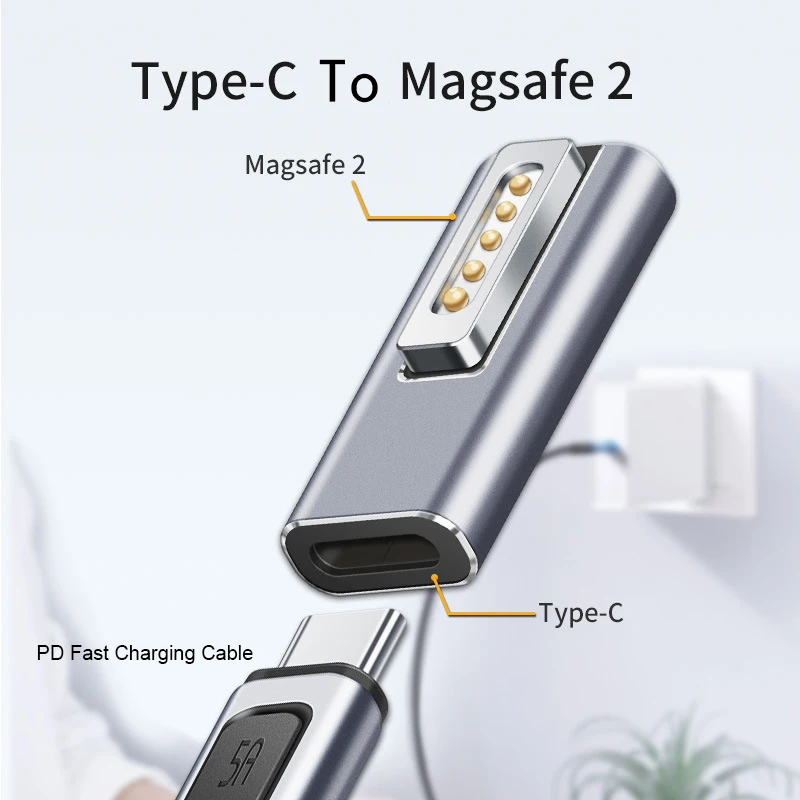 RGEEK USB-C Magnetic PD Fast Charging Adapter with Magnet Plug Converter
