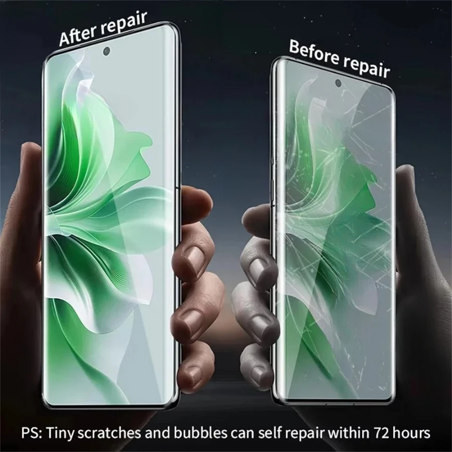 4-Pack Slim Hydrogel Full-Cover Screen Protector