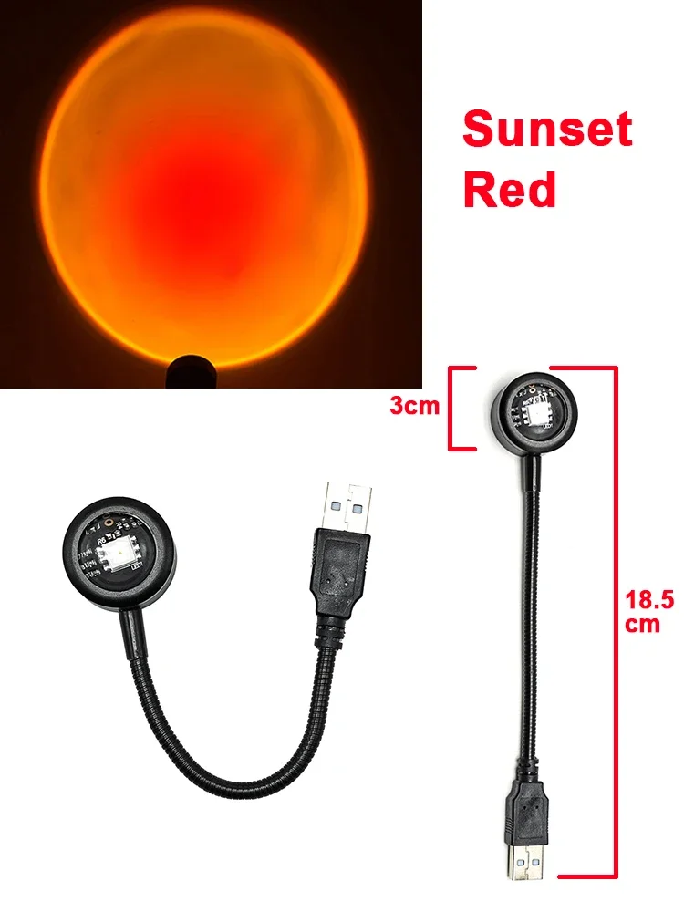 ตัวเลือกสินค้า Rainbow Sunset LED Wall Light