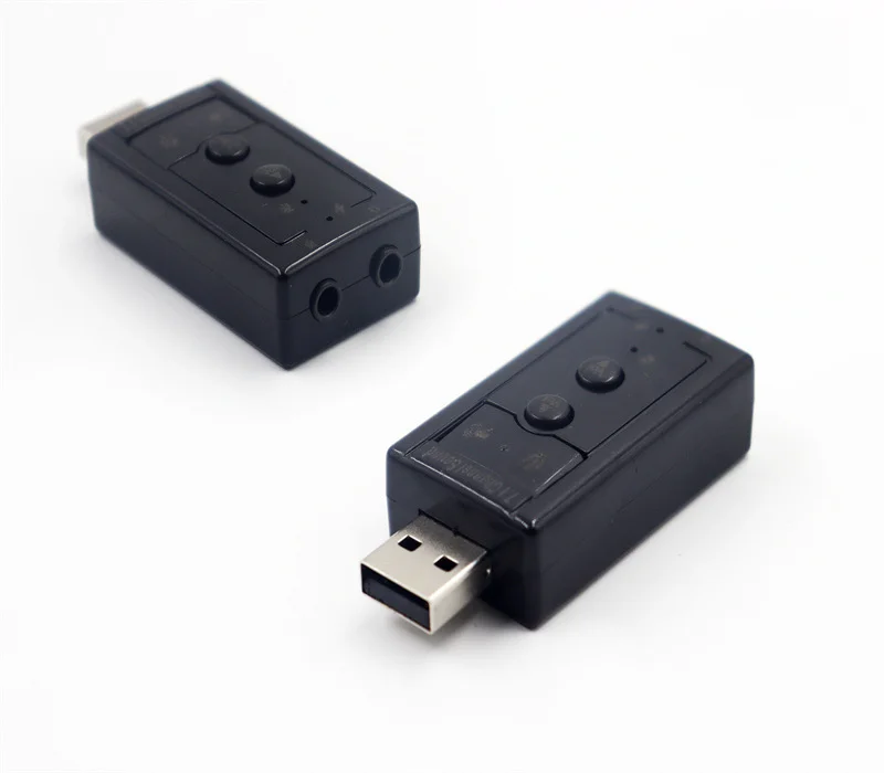 100pcs Analog 7.1 USB External Independent Sound Card Computer Accessories Analog Sound Car