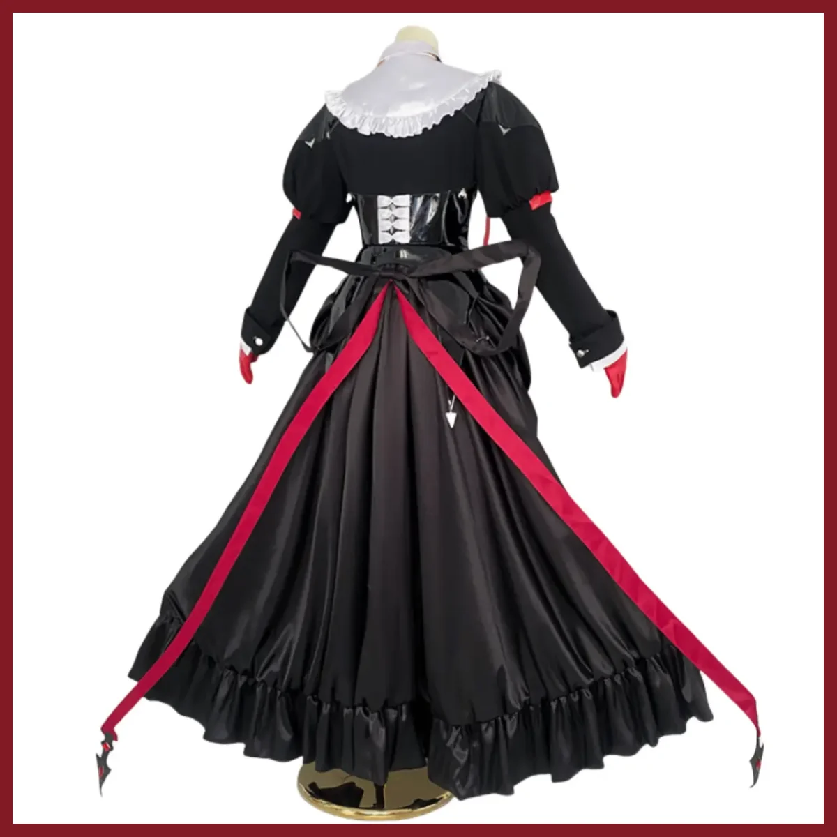 Fantasy Black Evening Dress Cosplay Costume