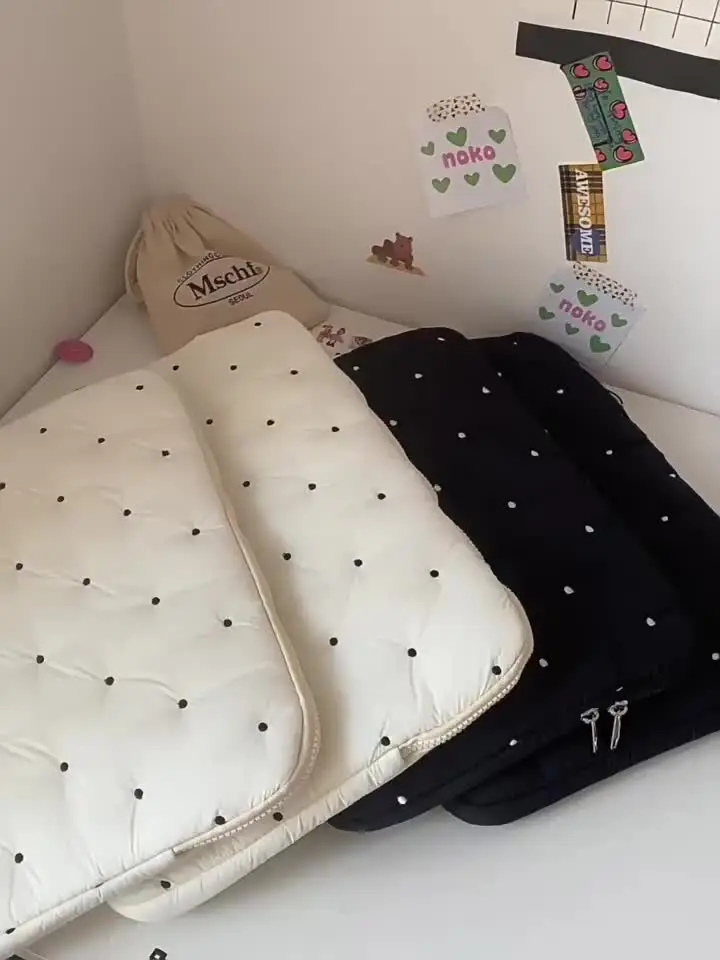 Большая вместительная сумка для ноутбука из мягкого нейлона милая женская