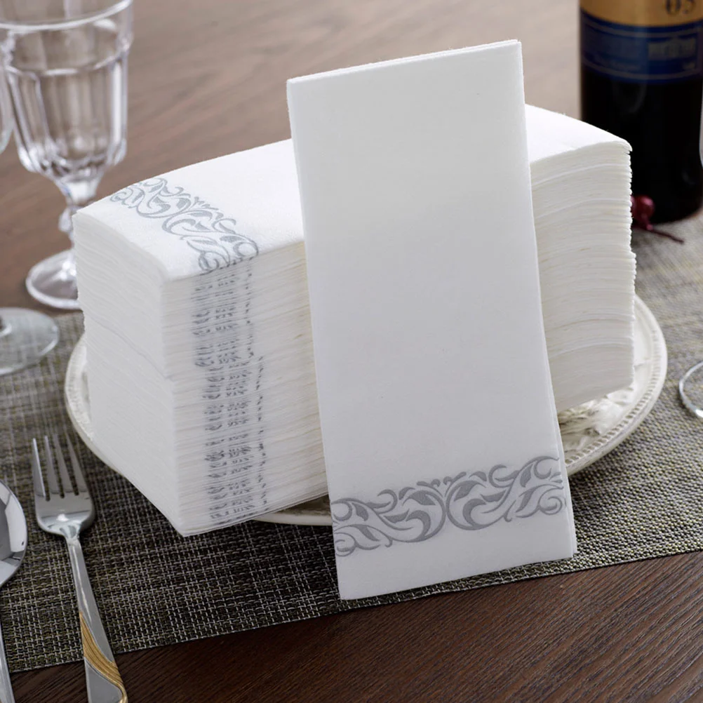 Disposable Napkins Tissues Foldable Ideal for Parties Weddings Banquets 25Pcs