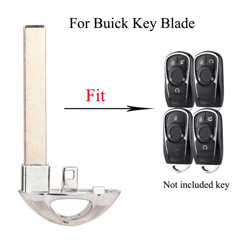 Jingyuqin Remote Car Key Blade Uncut Smart Auto Car Key Blade Per Buick Envision Lacrosse Encore Regal Sostituzione