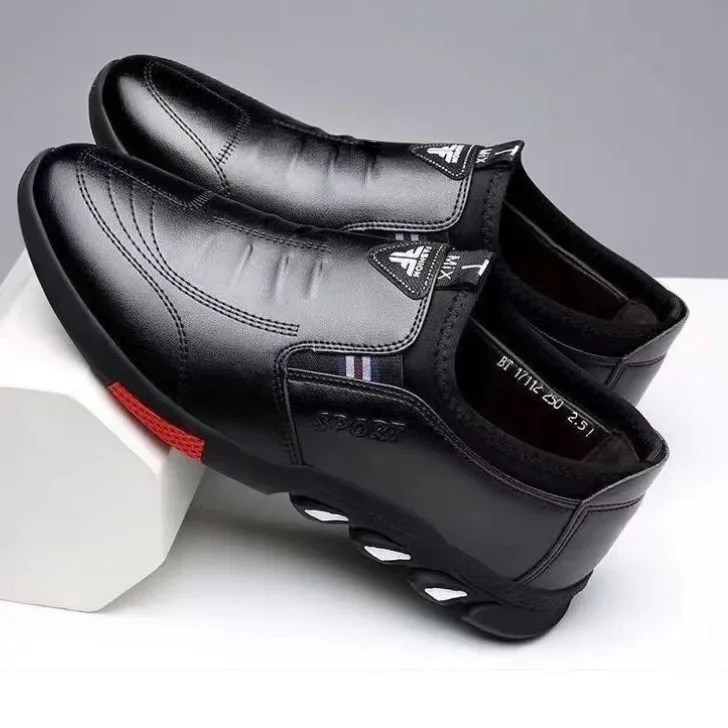 Mens Shoes Platform Slip on Sneakers