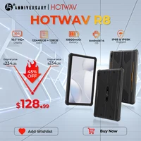 HOTWAV R8 Rugged Tablet 10800mAh Massive Battery Android 14 Pad 10.1'' HD+ Display 4GB 128GB 13MP Camera Global 4G Tablet PC 1