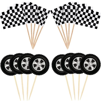 Racing Car Cake & Cupcake Toppers 1
