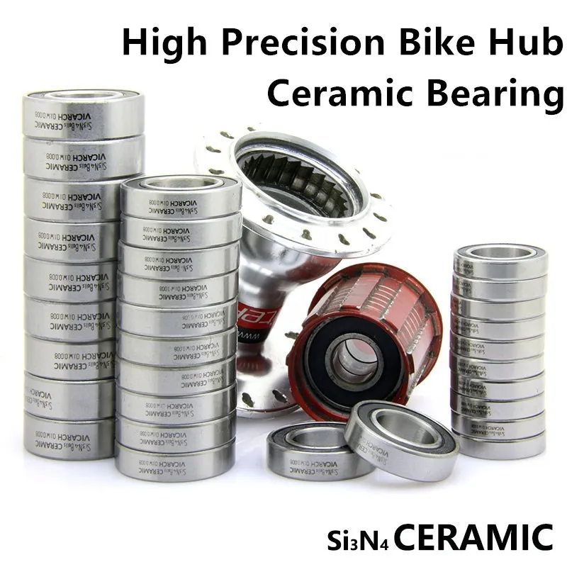 Bike Hub Ceramic Bearings for Road Bike Mountain Disc Brake Thru Axle