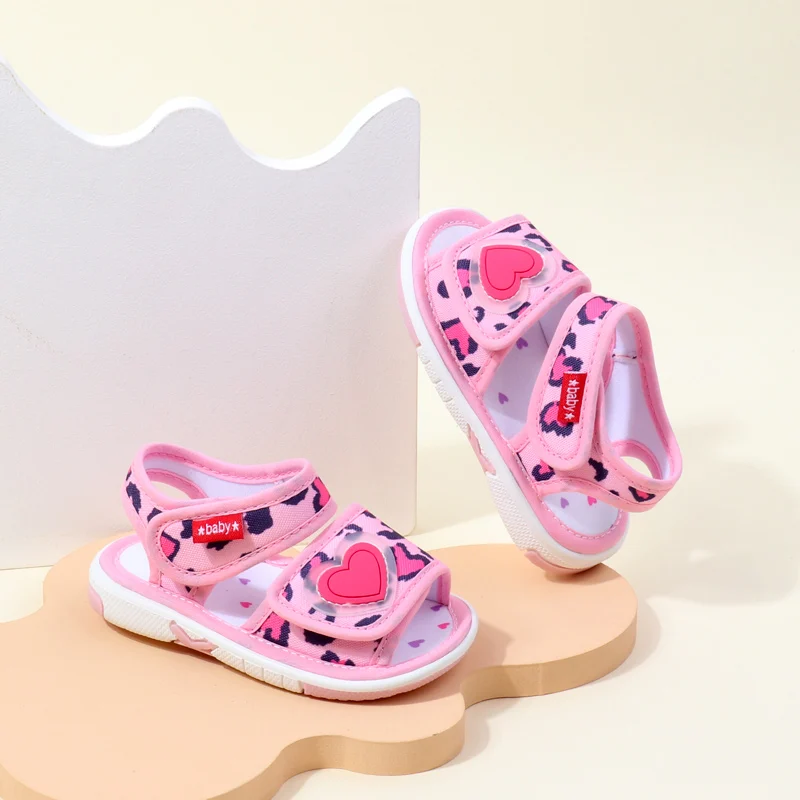 Baby Quietschende Schuhe Sommer Sandale Hohe Qualität Lustige Kleinkind Sound Prewalking Sneaker 2024 Neue Mode für Nette Kind Mädchen MY2403 – Detail 16